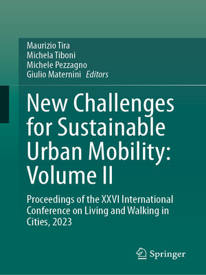 cover image of New Challenges for Sustainable Urban Mobility